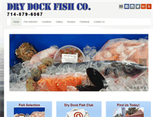 Tablet Screenshot of drydockfish.com